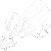 Logement roue - Garde boue