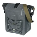 SINGLE BAG FOR BICYCLE-REAR- BASIL NAVIGATOR TOURING - WATERPRROF 12-15Lt  MIK SYSTEM ON CARRIER (32x15x25.5cm) With handle and shoulder strap