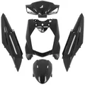 CARROSSERIE/CARENAGE SCOOT ADAPTABLE SYM 50 ORBIT 3 NOIR BRILLANT (KIT 5 PIECES)  -P2R-