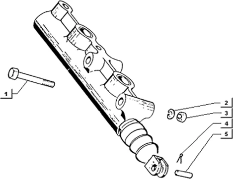 Fixation maître cylindre (volant)