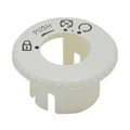 IGNITION LOCK COVER(REPLAY) FOR BOOSTER/BW'S SPIRIT- WHITE