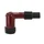 SPARK PLUG CAP -MADE IN RESIN- Bend 90°- MATT RED  (SOLD PER UNIT)  -SELECTION P2R-