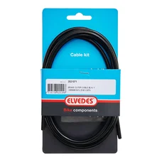 GAINE DE FREIN ELVEDES NOIR 4,9 mm L1,80M (VENDU A L UNITE SUR CARTE) -INCLUS 2 FERRULES