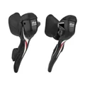 LEVIER/MANETTE ROUTE PATIN MICROSHIFT 10V. DOUBLE ALU NOIR COMPATIBLE SHIMANO (PAIRE SACHET POUR ATELIER) SAUF TIAGRA 4700