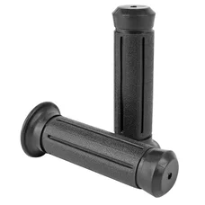 REVETEMENT POIGNEE ADAPTABLE CYCLO PEUGEOT 103 SP, MVL NOIR (DIAM 22/25 mm LONG 115 mm) (PAIRE) -SELECTION P2R
