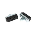 BRAKE PADS FOR URBAN BIKE-  SYMETRIC FIBRAX GOMME-X- 40mm (1 PAIR ON CARD) -FOR RALEIGH, WEINMANN