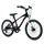 VELO MUSCULAIRE VTT 20 LEADER FOX GAMP 2026 GARCON NOIR 6V (TAILLE ENFANT 120 à 135 cm)