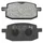 PLAQUETTE DE FREIN NEWFREN POUR PEUGEOT 50 V-CLIC AV / PGO 50 BIG MAX 1994>2002 AV / MBK 100 BOOSTER 1999>2001 AV / YAMAHA 100 BWS 1999>2001 AV / SKYTEAM 50-125 SKYMAX (FD0175BE) (ELITE ORGANIQUE)