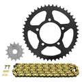 KIT CHAINE ADAPTABLE ZONTES 125 G1 2020>, GK 2022>, U 2020> 520 14x46 (DIAM COURONNE 112/90/10,5) (DEMULTIPLICATION ORIGINE) -AFAM