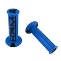REVETEMENT POIGNEE KRM PRO RIDE SCOOT/50 A BOITE BLEU/NOIR - CLOSED END (PAIRE)