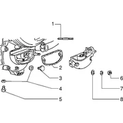 Fixations selecteur changement de vitesses