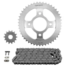 KIT CHAINE ADAPTABLE MASH 125 SVENTY FIVE 2016>2021, BLACK SEVEN 2018>2020  428  14x46  (DEMULTIPLICATION ORIGINE)  -SUPERSPROX-