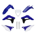 CARROSSERIE/CARENAGE MOTO ENDURO SHERCO 125-250-300 SE FACTORY 2024>, 250-300-450-500 SEF FACTORY 2024> BLEU/BLANC/NOIR (KIT PLASTIQUES 9 PIECES)  -POLISPORT-