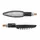 CLIGNOTANT SEQUENTIEL MOTO AVOC SAGATA 24 LEDS BASE ABS TRANSPARENT/NOIR (L 103mm / H 25mm / L 26mm) (HOMOLOGUE CE) (PAIRE)