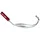 POT 50 A BOITE TECNIGAS XS 2 CHROME POUR DERBI 50 SENDA 2000> (PASSAGE BAS) (SILENCIEUX ROUGE)