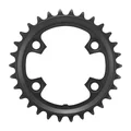 PLATEAU GRAVEL 4BRA D.80 POUR SHIMANO GRX MONO RX600 ORIGINE 30DTS INTERIEUR 11V. NOIR