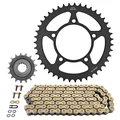 KIT CHAINE ADAPTABLE APRILIA 660 RS 660 2020>, TUONO 660 2020> 520 17x43 (DIAM COURONNE 100/120/10.5) (DEMULTIPLICATION ORIGINE) -JT SPROCKETS/DID