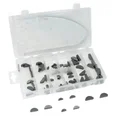 CLAVETTE DEMI-LUNE 8 TAILLES  (ASSORTIMENT)  (BOITE DE 80 PIECES)