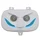 DOUBLE OPTIQUE SCOOT REPLAY RR8 POUR MBK 50 BOOSTER 1999>2003/YAMAHA 50 BWS 1999>2003 BLANC AVEC LEDS BLEU **