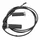 CABLE/COMMANDE/TRANSMISSION DE GAZ+MANCHON/POIGNEE ORIGINE PIAGGIO 125-250-300 VESPA GTS 2009<2016  -CM079729-