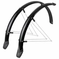 GARDE BOUE CITY/VTC TRINGLES 26'' EUROFENDER RAPIDO 51mm NOIR (PAIRE) AVEC FIXATION RAPIDO