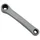 MANIVELLE GAUCHE 170 NEWTON ACIER PLASTIFIE GRIS (SUR CARTE)