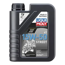 HUILE MOTEUR 4 TEMPS LIQUI MOLY MOTO STREET 4T 15W50  (1 L)  SYNTHETIQUE