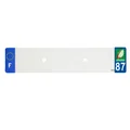 BANDE PLAQUE AUTO 520x110 POUR PVC VIERGE DEP. 87/EURO (VENDU A L'UNITE)