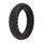 PNEU TROTTINETTE PLEIN FLECHE ALVEOLE 8.5 X 2.00 NOIR ET ROUGE - LARGEUR INTERIEUR 34 mm