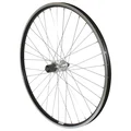 WHEEL FOR MTB- 26" P2R REAR BLACK DOUBLE-WALLED - ALUMINIUM HUB - QUICK RELEASE CASSETTE 9/8 Speed