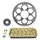 KIT CHAINE ADAPTABLE DUCATI 1200 MULTISTRADA 2018>2020  530  15x40  (DIAM COURONNE 60/110/38) (DEMULTIPLICATION ORIGINE)  -AFAM-