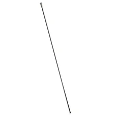 RAYON INOX NOIR DT SWISS TETE DROITE COMPETITION 2/1.8/2mm L 296mm SANS ECROU (UNITE)