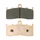 BRAKE PADS SET (2 pads) CL BRAKES FOR BMW R 850 R 2003>, R 1150 R 2001> R 1100 RS 2001>, R 1200 R 2006>, K 1300 R 2009>, K 1600 GT 2011> Front  -  (2960 A3+ TOURING SINTERED)