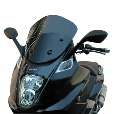 PARE-BRISE/SAUTE VENT MAXISCOOTER POUR GILERA 800 GP FUME (H 420 mm - L 395 mm)  -MALOSSI-