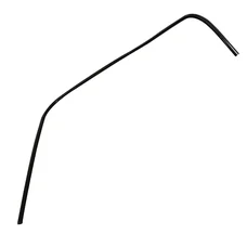 BORDURE/JONC DE TABLIER AVANT GAUCHE NOIR BRILLANT ORIGINE PIAGGIO 125-250-300 VESPA GTS 2009>2018 -1B00579-
