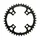 CHAINRING FOR MTB- FOR SINGLE- 40T.  Ø96 SUNRACE MX 11/10 Speed -4 ARMS- Compatible with others brands.