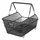 PANIER ARRIERE ACIER NID ABEILLE BASIL CENTO NOIR COMPATIBLE SYSTEME MIK - Commander 157030 - (SI PAS FOURNI SUR LE VELO, Ajouter 155681) (45x33x24 cm)
