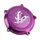 COUVERCLE EMBRAYAGE 50 A BOITE VOCA RACING POUR MINARELLI 50 AM6 / RIEJU 50 MRT / BETA 50 RR / SHERCO 50 SM-R, SE-R ALU CNC VIOLET