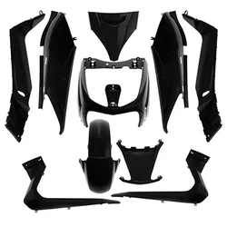 CARROSSERIE/CARENAGE MAXISCOOTER ADAPTABLE YAMAHA 125-250 XMAX 2006>2009 / MBK 125-250 SKYCRUISER 2006>2009 NOIR BRILLANT (KIT 10 PIECES)  -P2R-