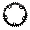 CHAINRING FOR ROAD BIKE- 5 Arms- 36T.Ø 110  -INNER- ALUMINIUM BLACK- 7075 TA ZEPHYR    (SHIMANO TYPE) 9/10Speed.
