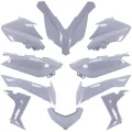 CARROSSERIE/CARENAGE MAXISCOOTER ADAPTABLE YAMAHA 125-250-400 XMAX 2014>2017 GRIS NARDO (KIT 10 PIECES) -P2R