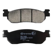 PLAQUETTE DE FREIN BREMBO POUR YAMAHA 125 XMAX ABS 2011>2016 AR, 250 X-CITY 2007>2009 AR, 250 XMAX 2005>2013 AR / MBK 250 SKYLINER 2000>2002 AR (SCOOTER CARBONE CERAMIQUE) -07043