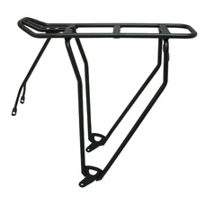 LUGGAGE RACK-REAR- ON STAYS - P2R ALUMINIUM BLACK-  FOR 28"/26"/700C COMPATIBLE MIK - BASIL RANGE - Max load 25 kg-