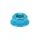 ECROU 6 PANS EPAULE M6 ALU BLEU (SACHET DE 6 PIECES)  -SELECTION P2R-