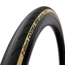 PNEU ROUTE 700 X 30 VITTORIA CORSA PRO CONTROL NOIR FLANC BEIGE GRAPHENE 2.0 TUBELESS READY (30-622) 325g