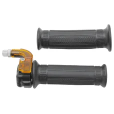 THROTTLE  HANDLE FOR MOPED REPLAY TARGA MINI M88 - METALIC - BLACK  -SELECTION P2R-