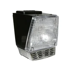 PHARE/PROJECTEUR CYCLO ADAPTABLE MBK 88 NOIR (COMPLET)  -P2R-