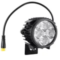ECLAIRAGE/PHARE POUR TROTTINETTE A LED COMPATIBLE KUKIRIN G2 MASTER / SMARTGYRO RYDER NOIR  -SELECTION P2R-