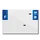 PLASTIC STRIP FOR PVC LICENSE PLATE WITH BUSINESS NAME (MOTORBIKE FORMAT 210X145)-DEPT 80/EUROPE (SOLD PER UNIT)