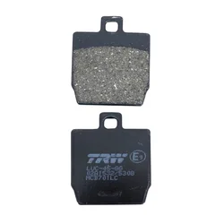 BRAKE PADS - TRW FOR  MBK 50 STUNT 2000> Front , NITRO Rear   1997>2003 Rear   / YAMAHA 50 SLIDER 2000> Front , AEROX 1997>2003 Rear   (MCB701 LC)